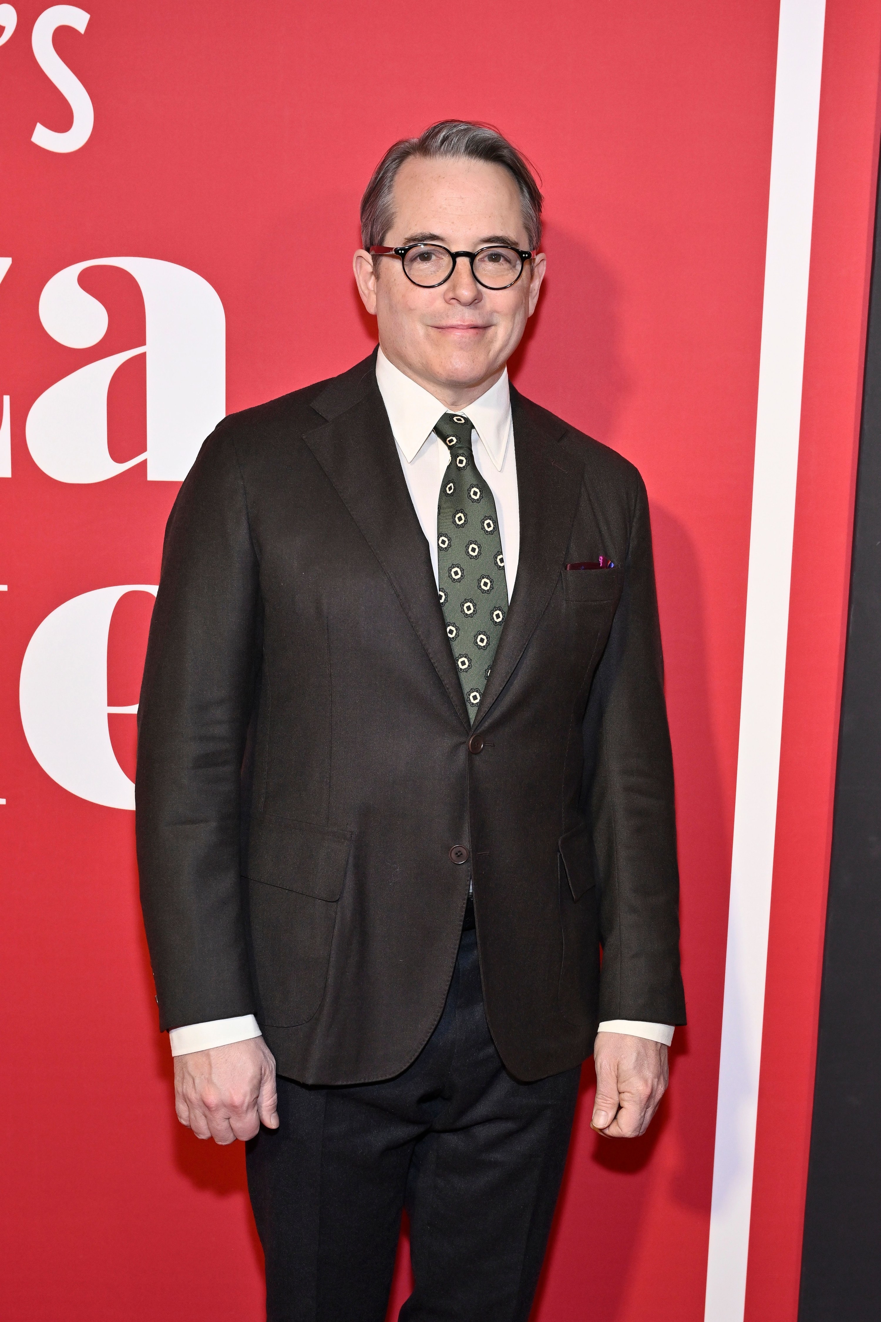 Matthew Broderick poses at the 2022 opening of &quot;Plaza Suite&quot;