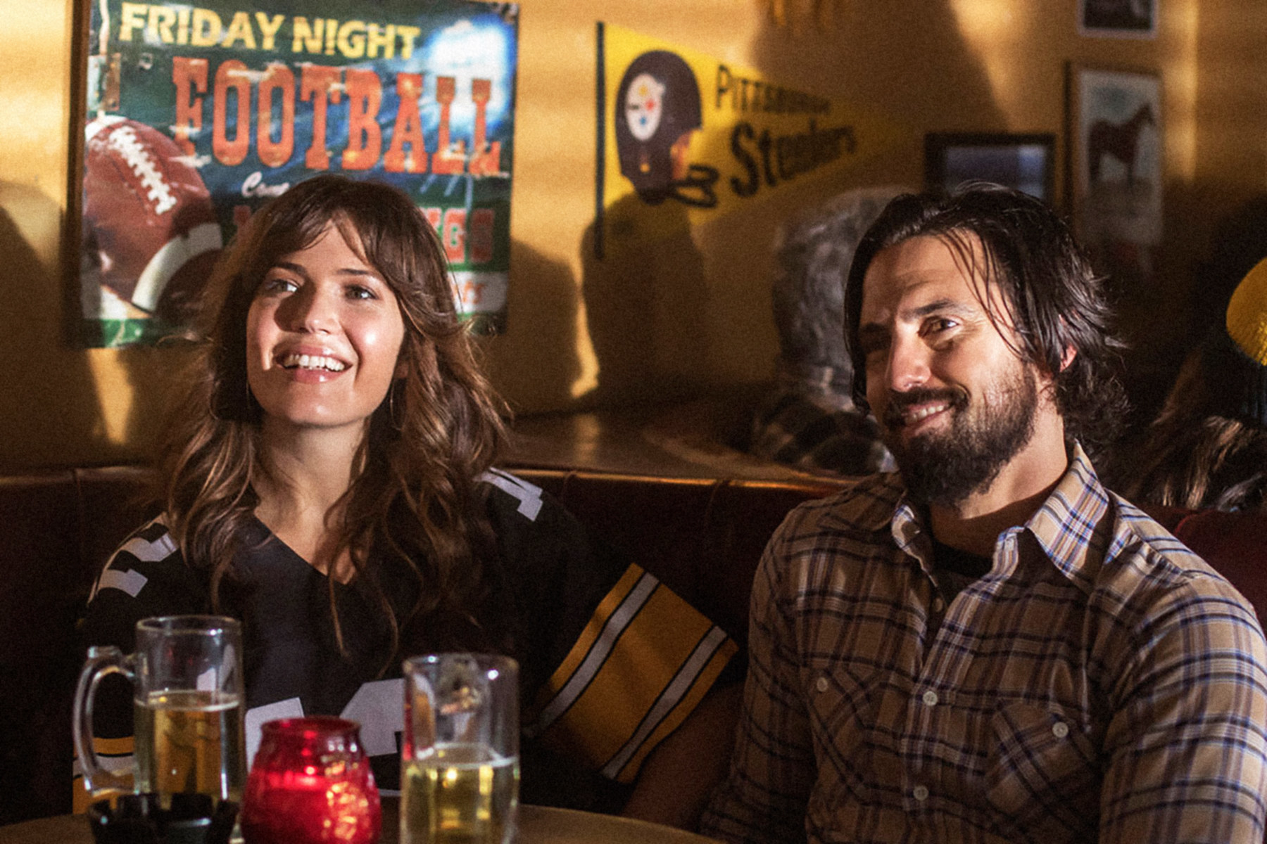 mandy and milo&#x27;s characters drinking at a bar