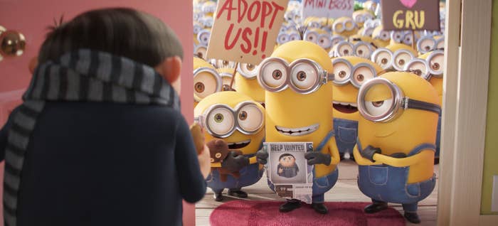 Screen shots from the &quot;Minions&quot; movie