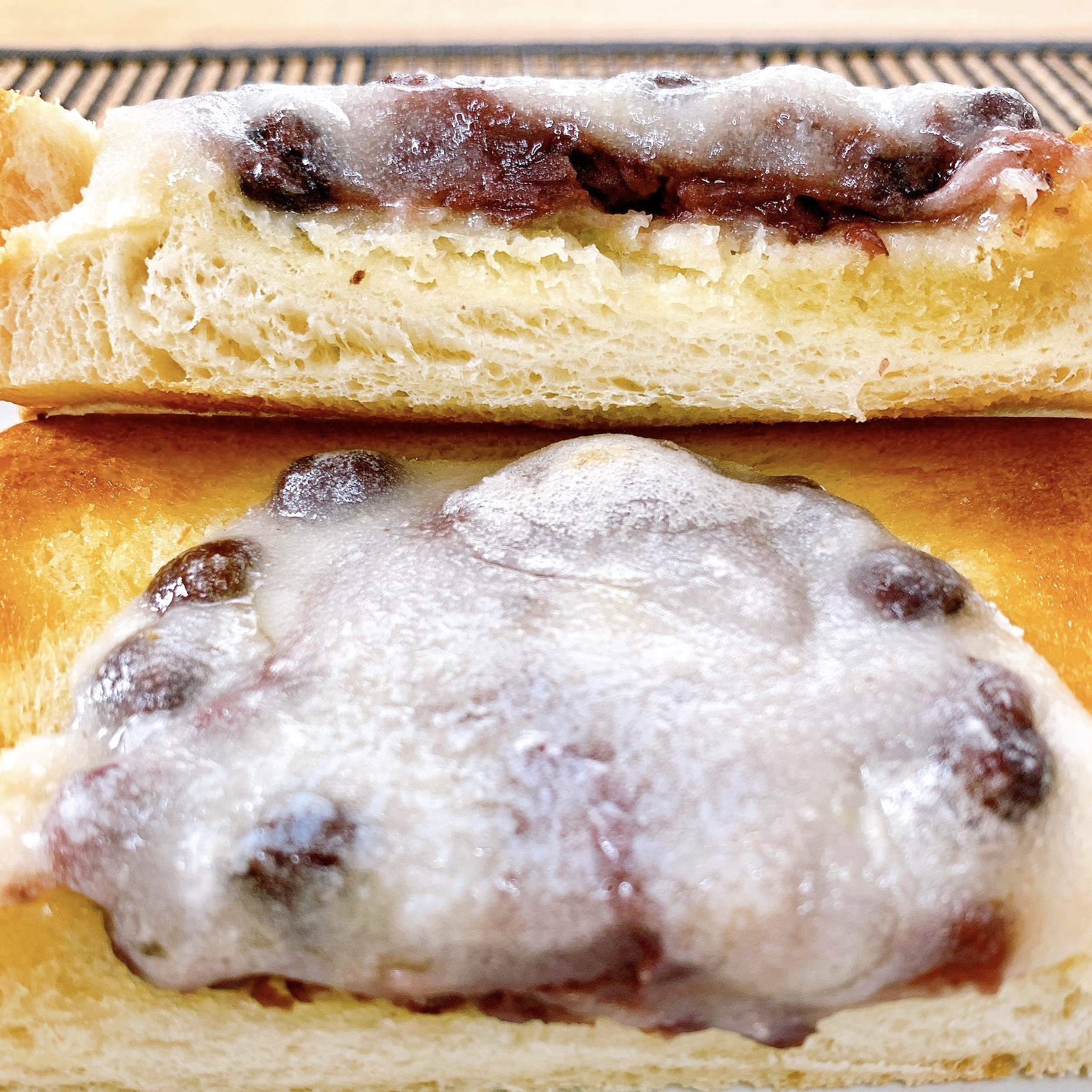 セブン-イレブンのアレンジレシピ「豆大福トースト」もっちり大福とたっぷりあんこでボリューム満点