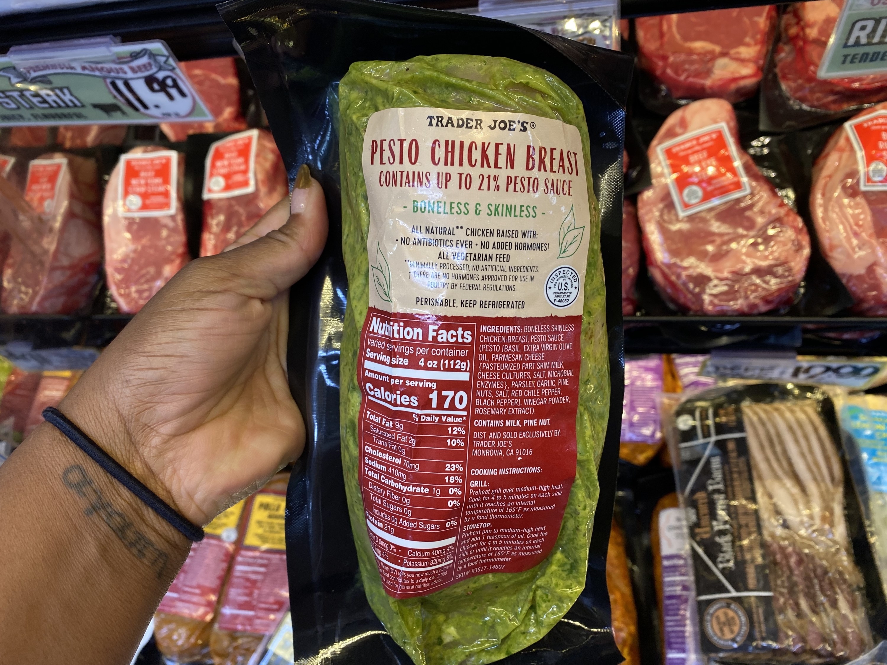 Trader joe's marinated outlet meats