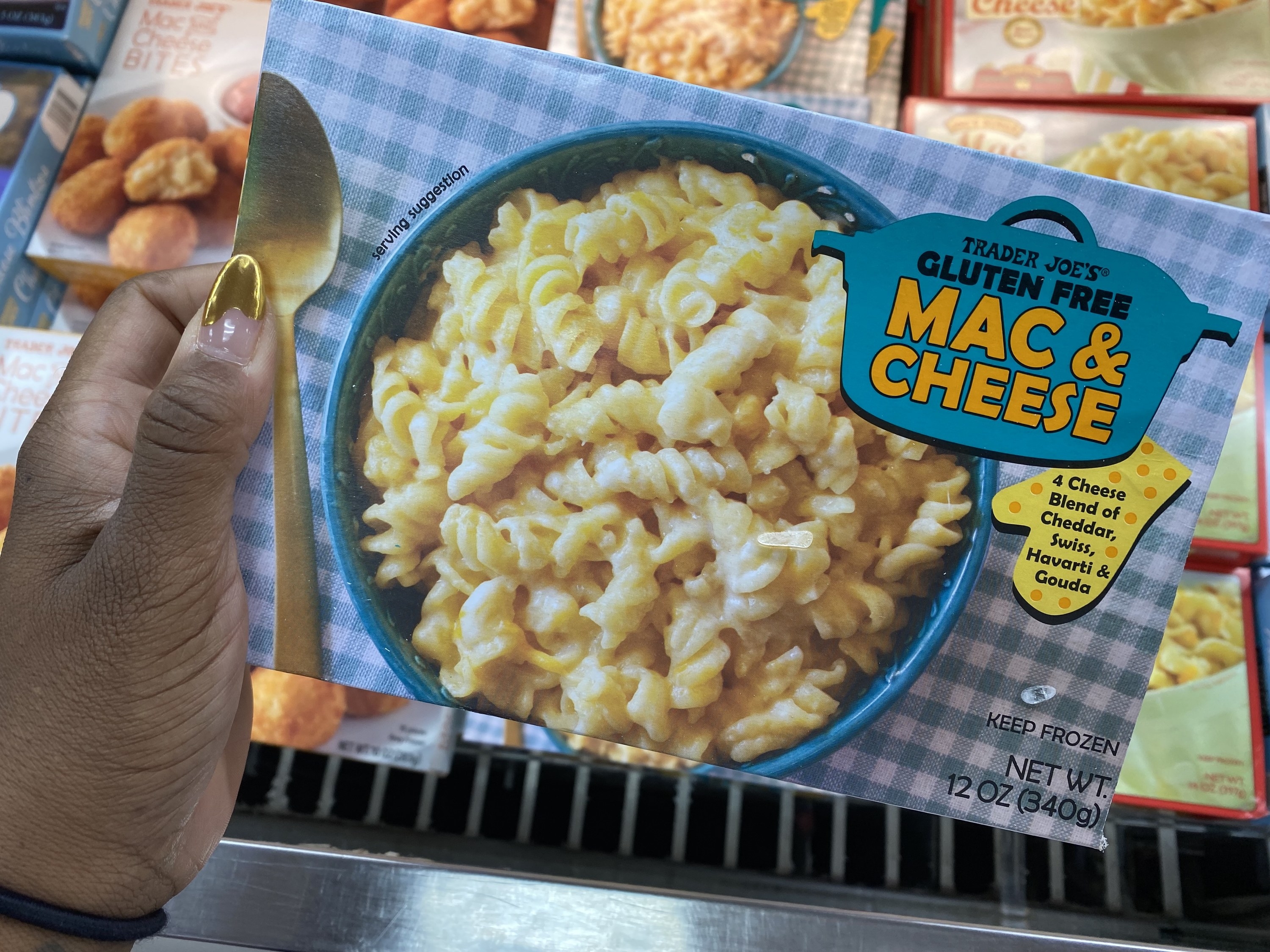 Frozen mac and cheese