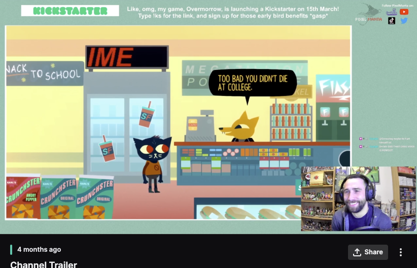 Pixelmanta's stream on Twitch