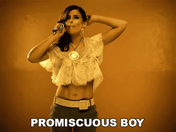 Nelly singing &quot;Promiscuous boy&quot;