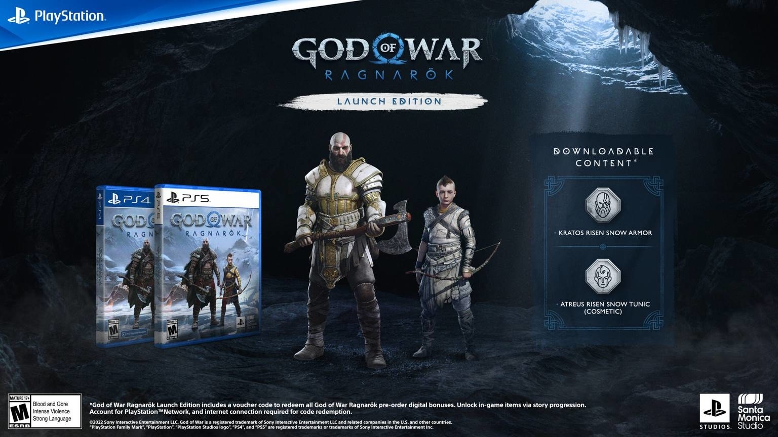 the god of war ragnarok launch edition and preorder bonuses