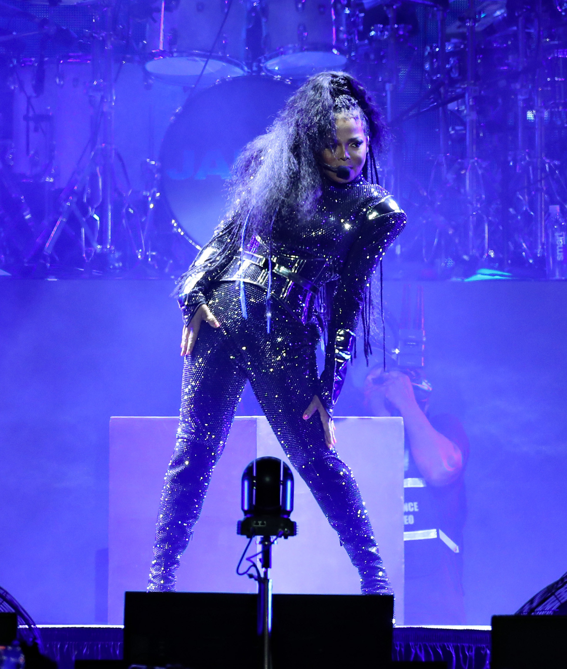 Janet Jackson sings and dances at the 2022 Essence Festival of Culture on July 2, 2022