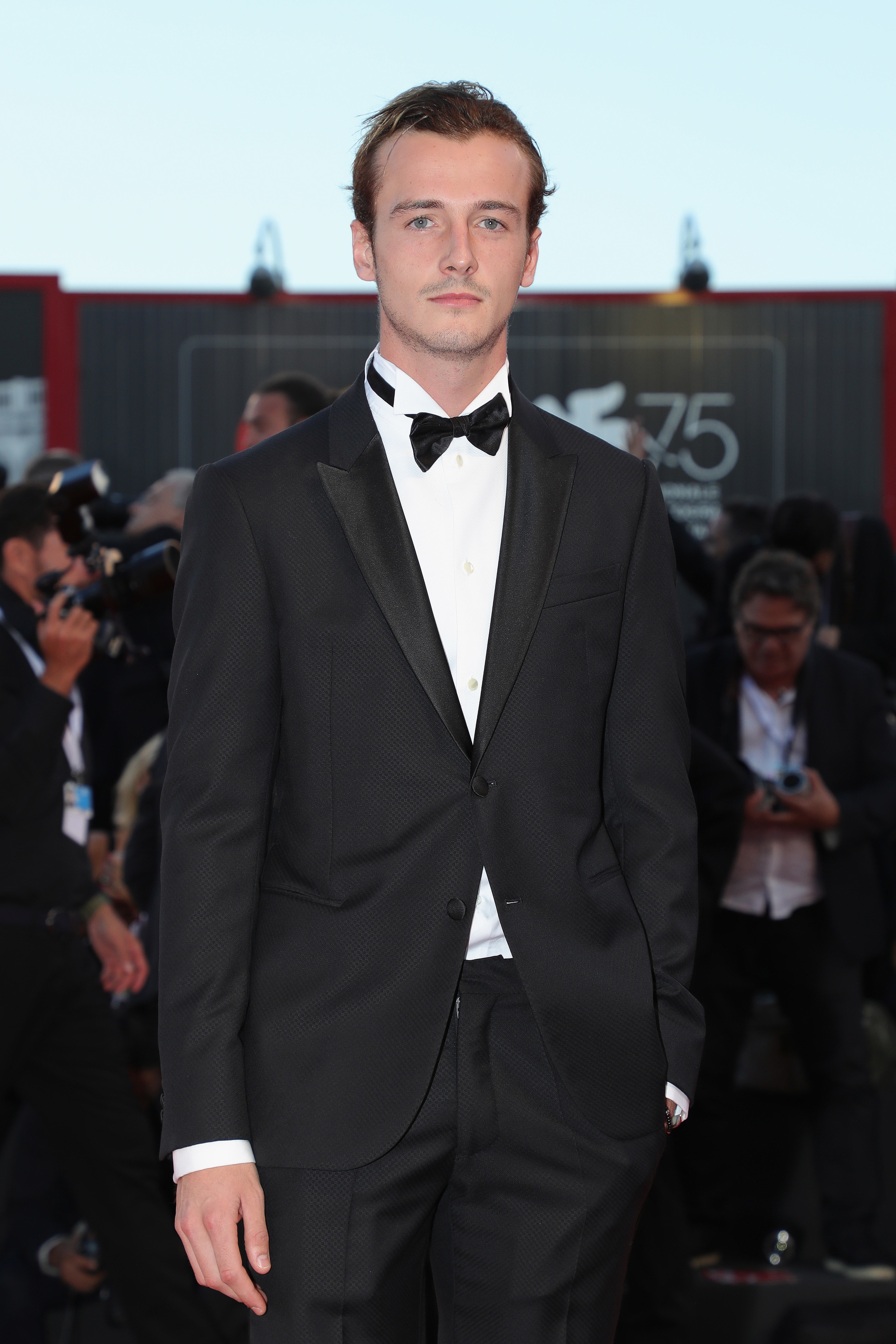 Micheal Neeson walks the red carpet ahead of the &#x27;Vox Lux&#x27; screening during the 75th Venice Film Festival at Sala Grande on September 4, 2018 in Venice, Italy