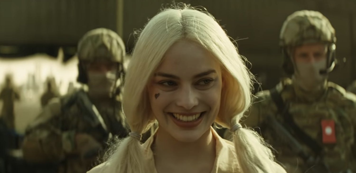 Harley Quinn in a military camp in &quot;Suicide Squad&quot;