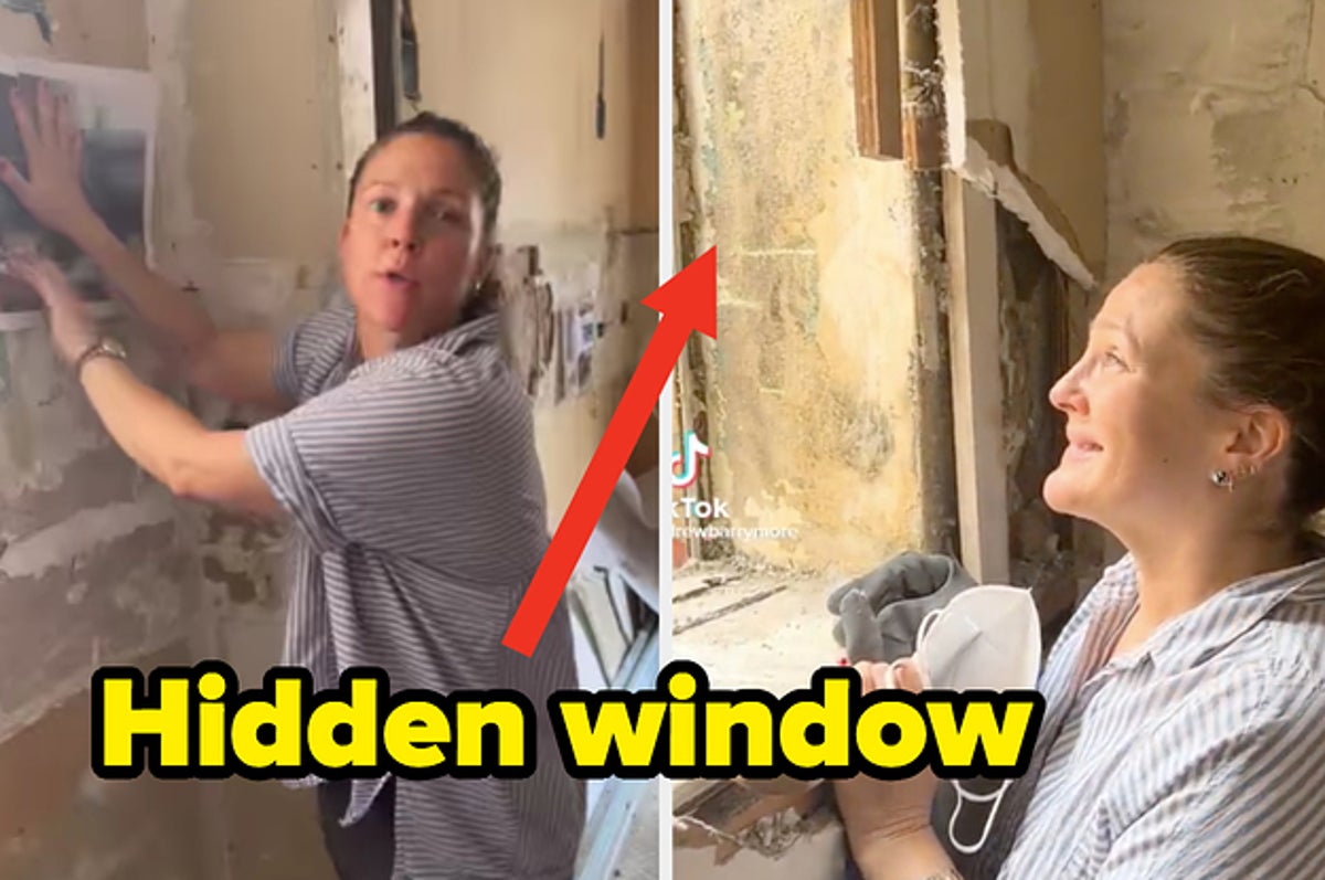 Drew Barrymore Shows Off Unique Kitchen 1 Year After Destroying It with a  Hammer in Viral Video