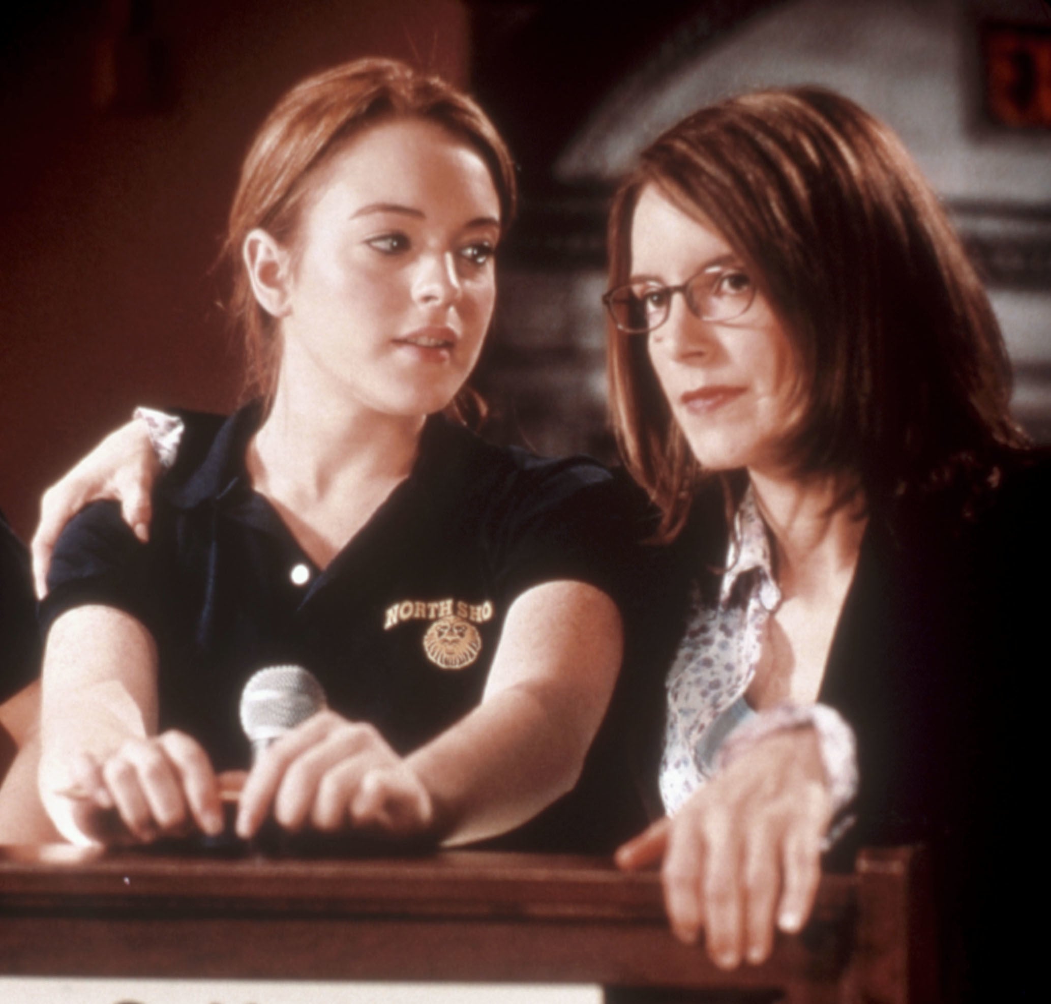 Lindsay and Tina in the movie