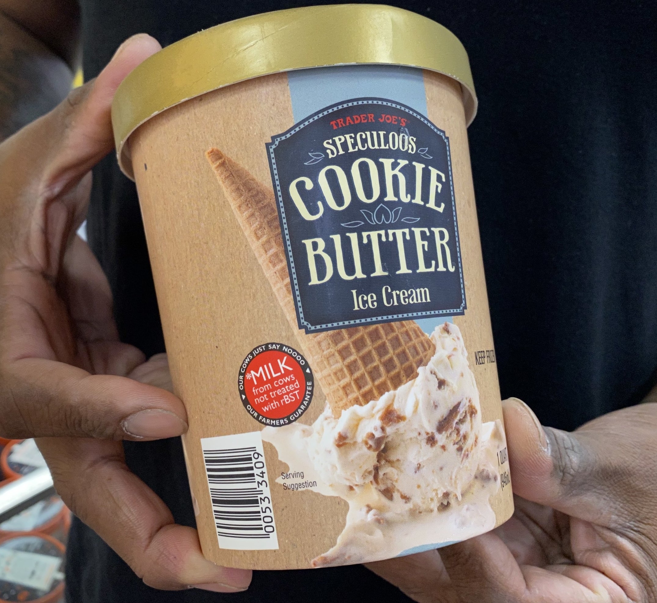 Cookie butter ice cream