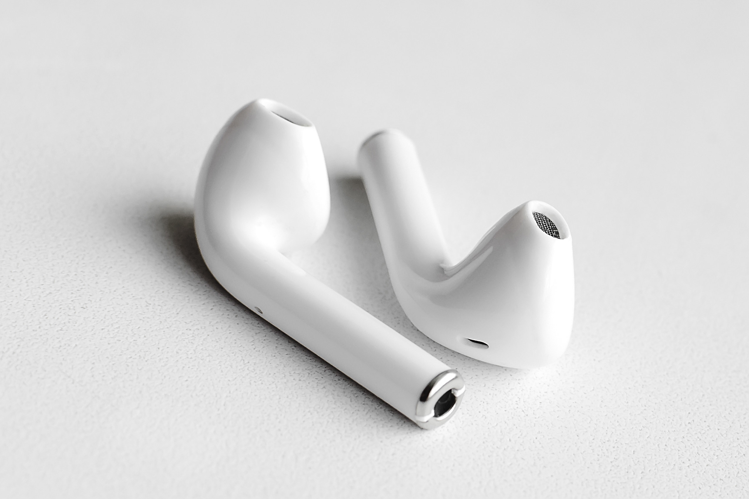 A pair of airpods