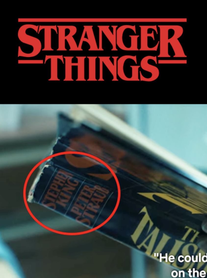 Stephen King novel title similar to &quot;Stranger Things&quot; red title