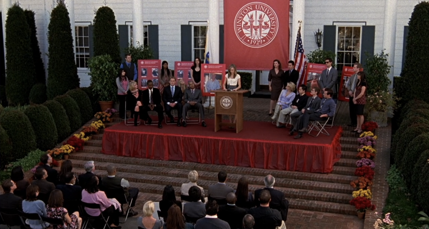 a college graduation