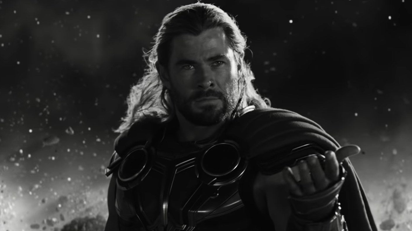 Thor in the Shadow Realm in &quot;Thor: Love and Thunder&quot;