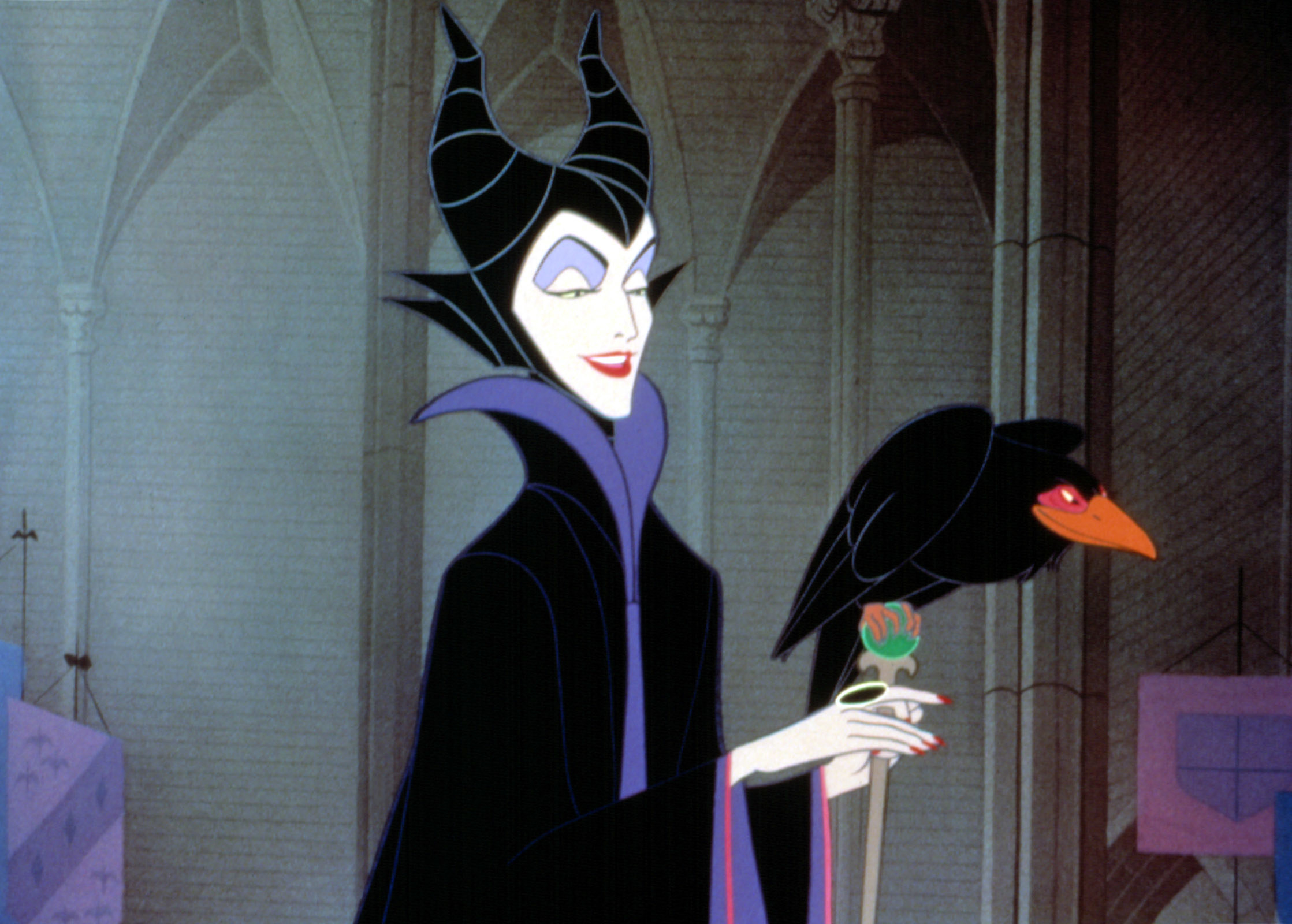 maleficent and her crow