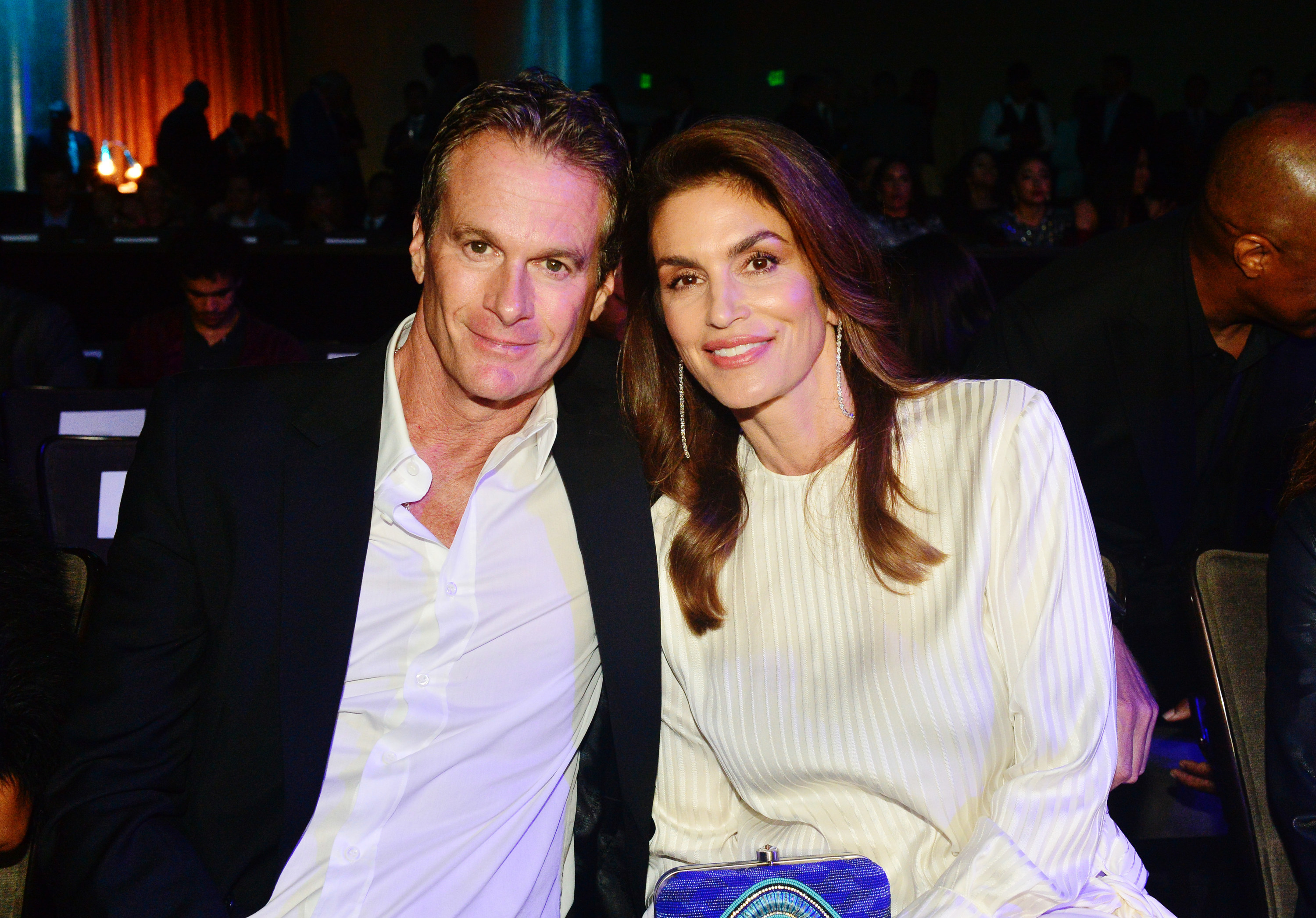 Rande Gerber and Cindy Crawford attend Sugar Ray Leonard Foundation's 10th Annual 'Big Fighters, Big Cause' Charity Boxing Night