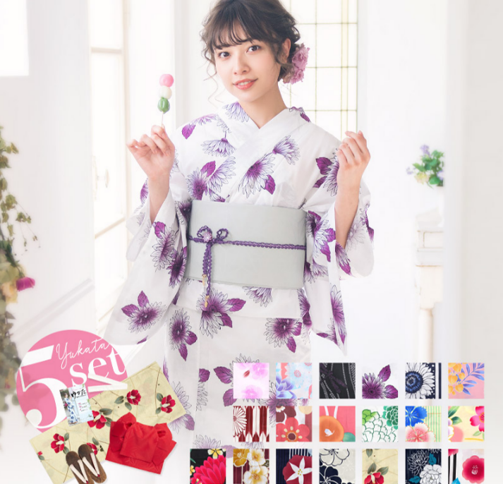 22年の浴衣は レトロ可愛い くて すぐ着られる のが人気