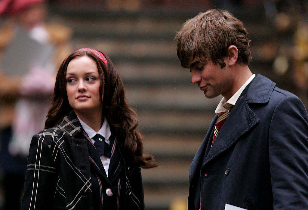 Leighton Meester and Chace Crawford