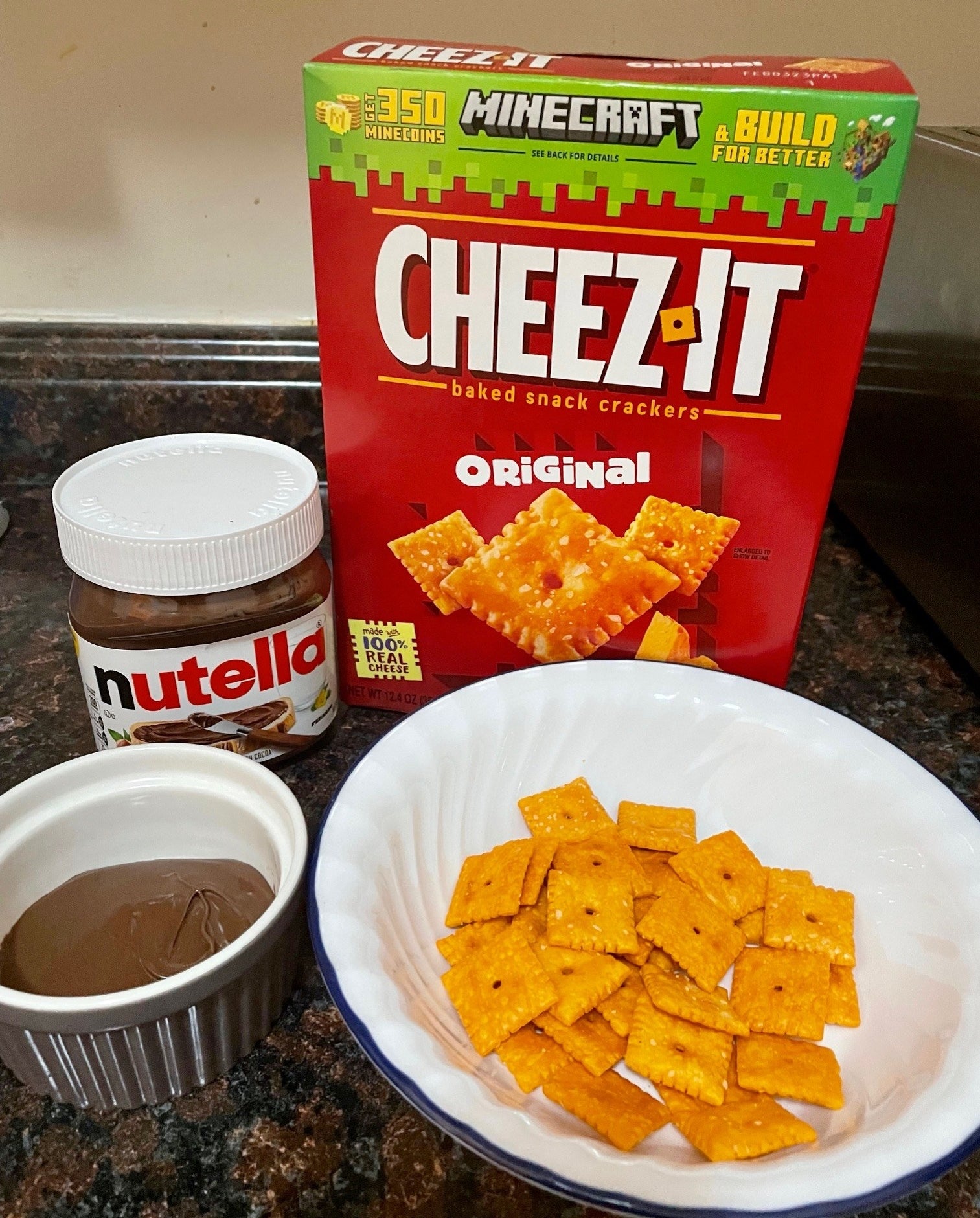 Nutella and Cheez-its