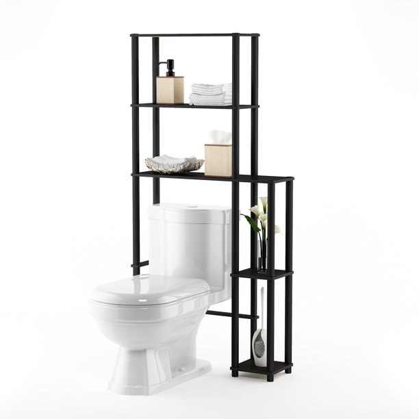 The over-the-toilet storage shelf