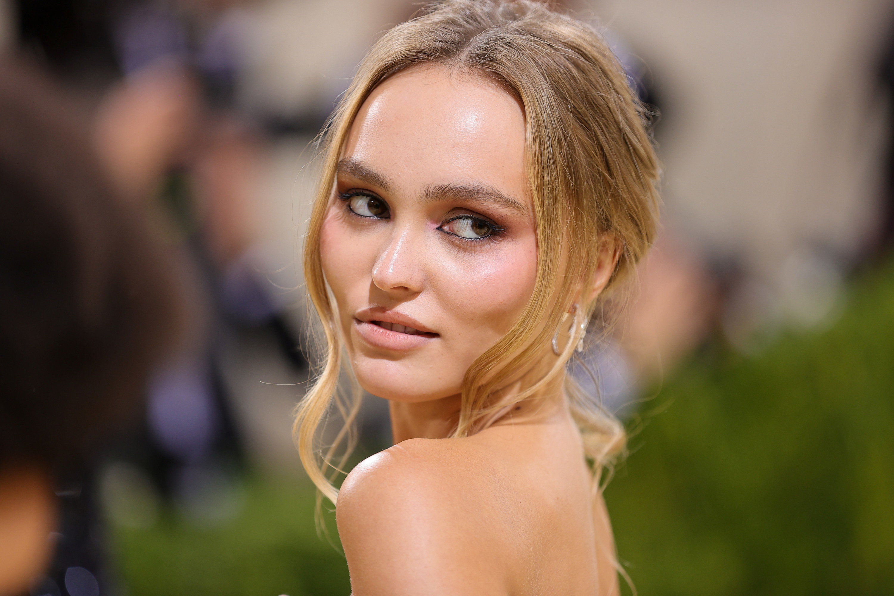 Lily-Rose Depp attends The 2021 Met Gala