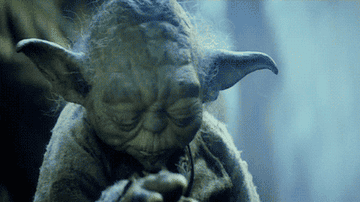 Yoda using the Force