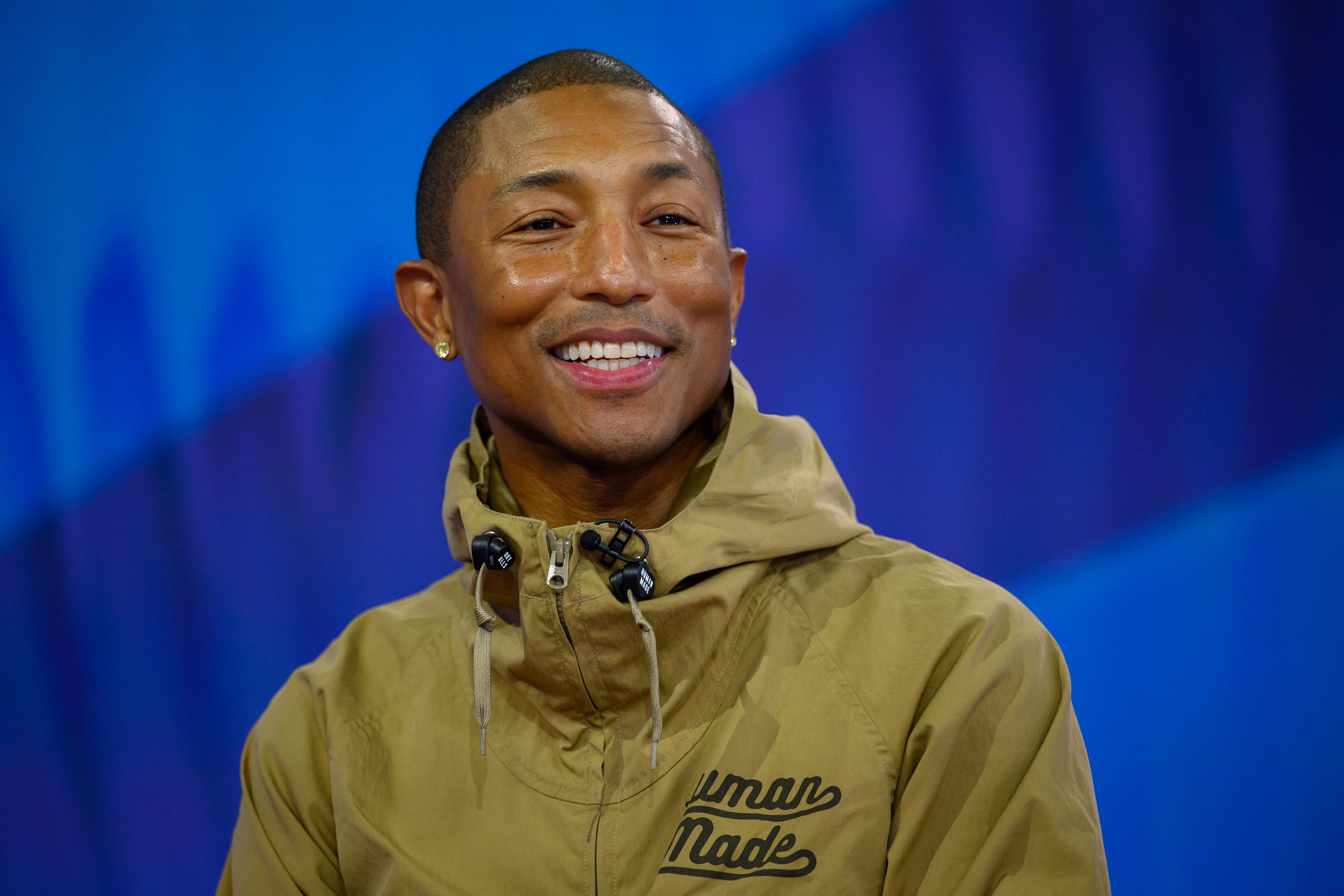 Pharrell smiling