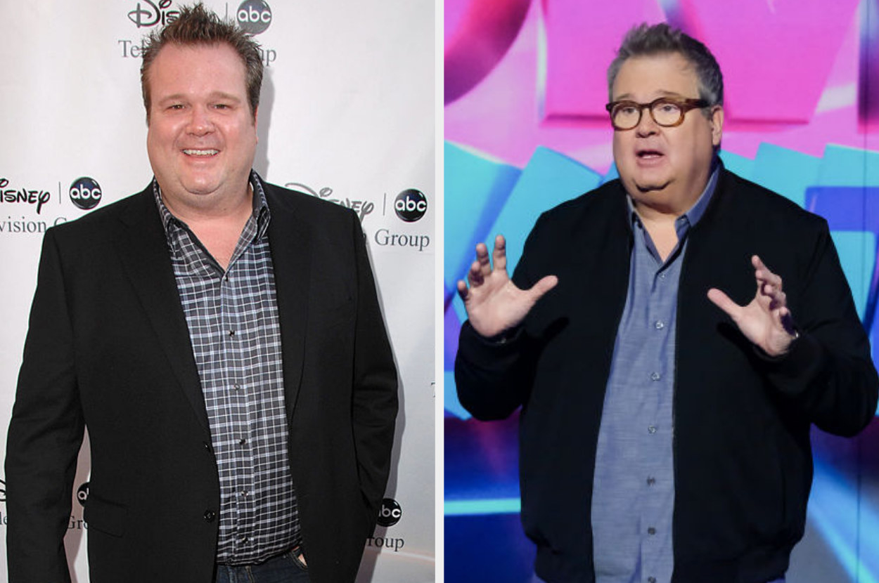 Side-by-side photos of Eric Stonestreet