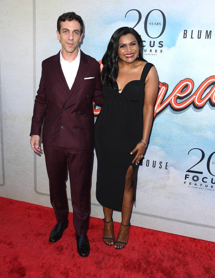 BJ and Mindy on the red carpet