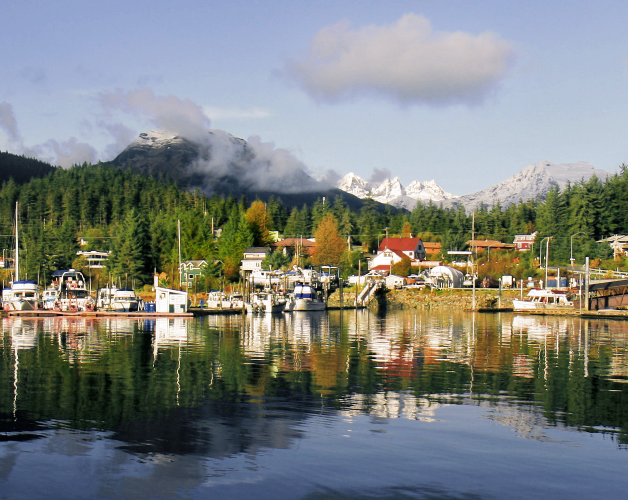 A fishing village in Alaska.