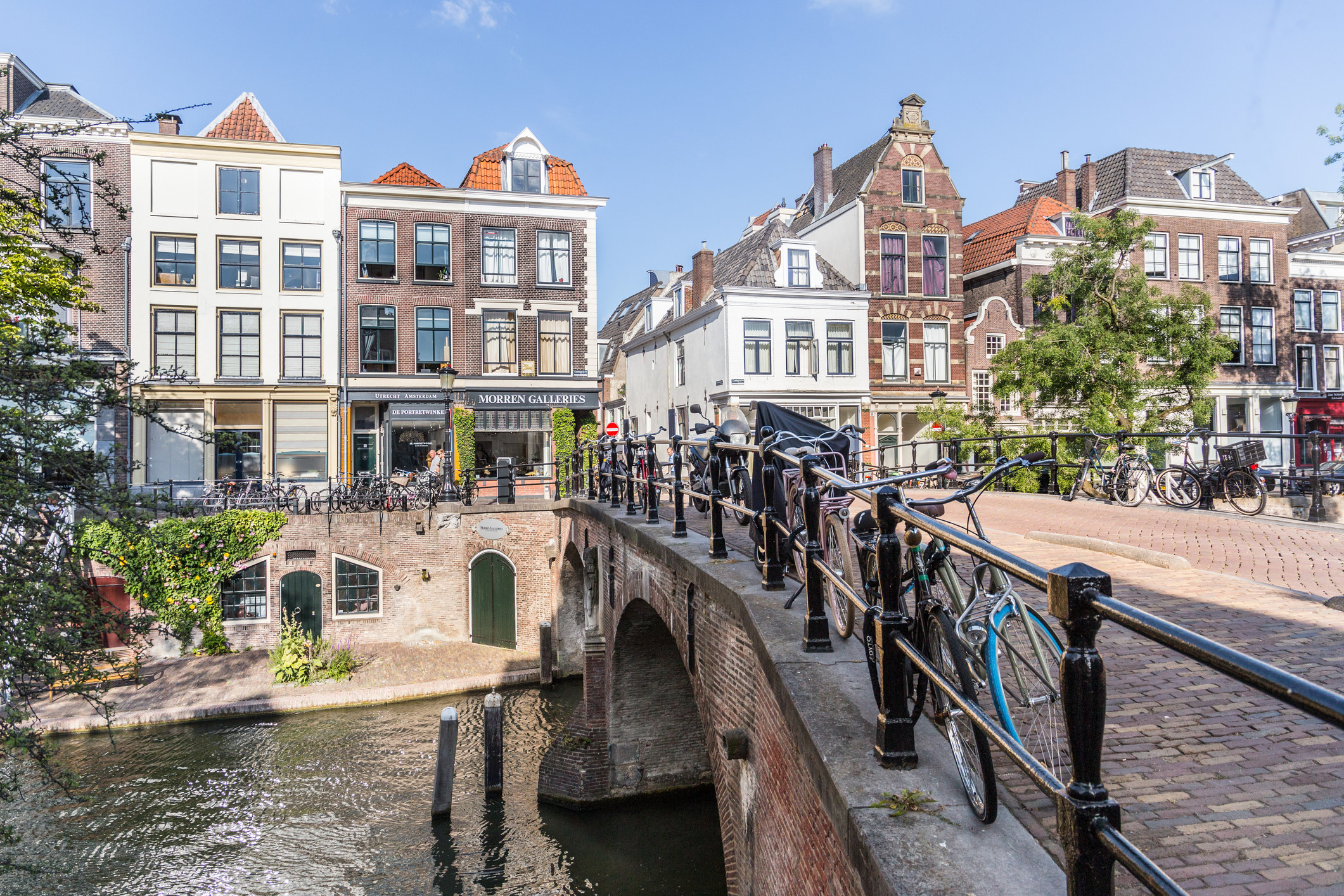 A bridge over a canal in Utrecht.