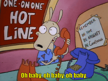 cartoon saying, oh baby oh baby