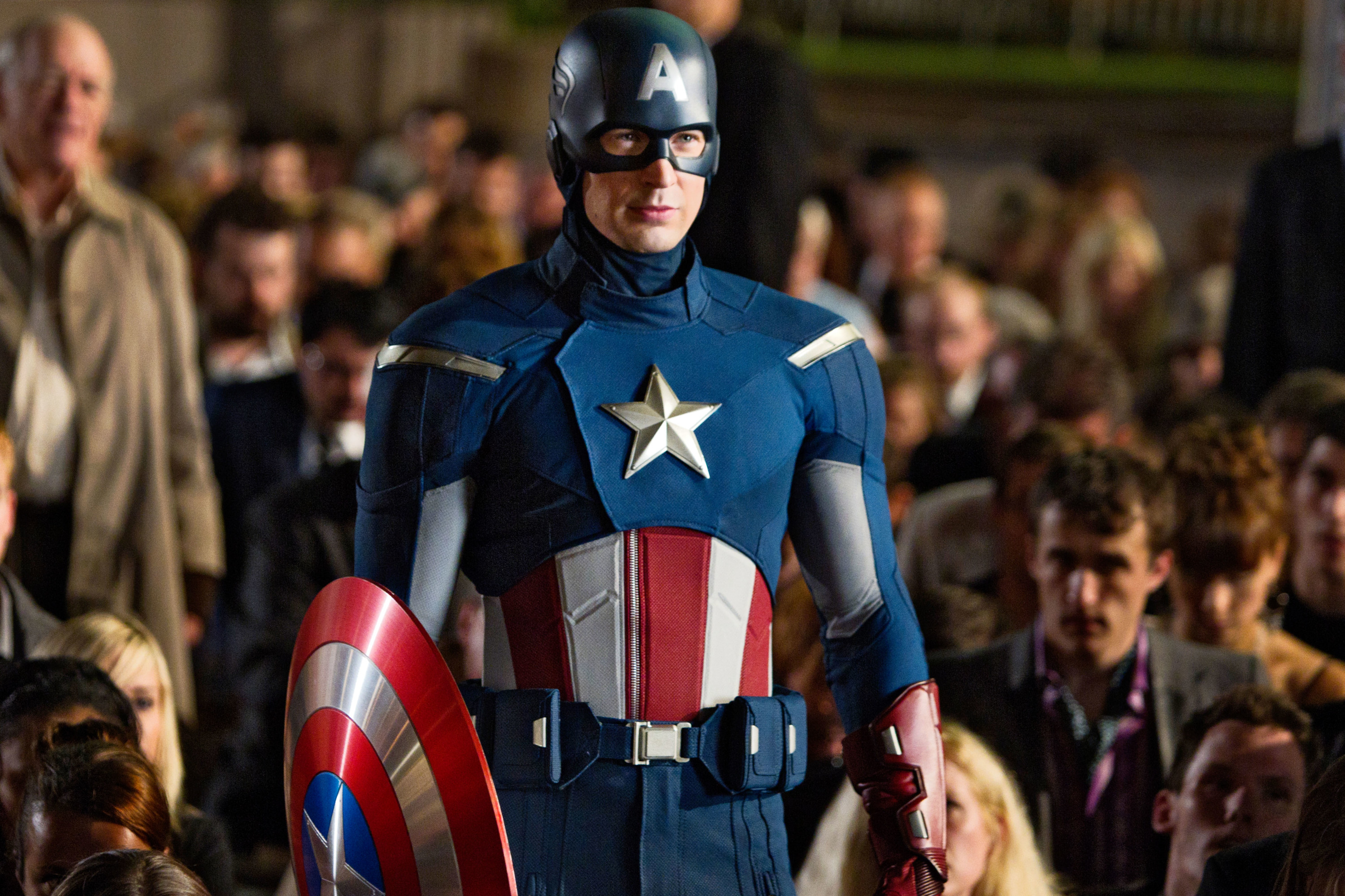 Chris Evans as Captain America
