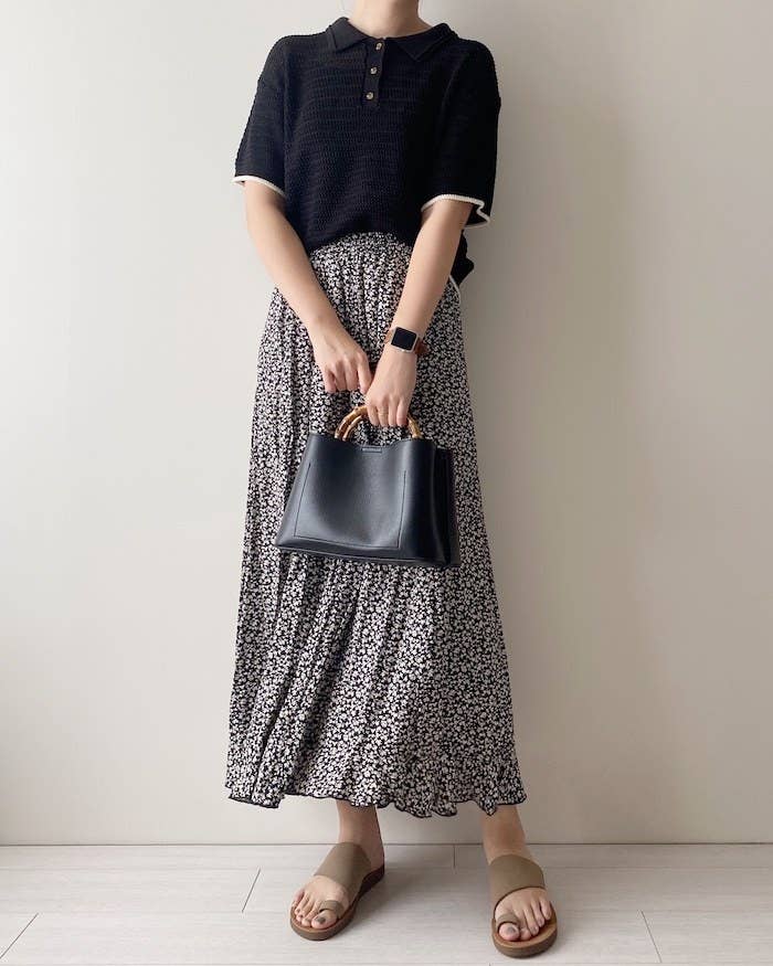 レトロなデザインに一目惚れ Guの 透け感トップス 風通しがよくて涼しい