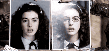 Anne Hathaway as Mia in &quot;Princess Diaries&quot; having a makeover