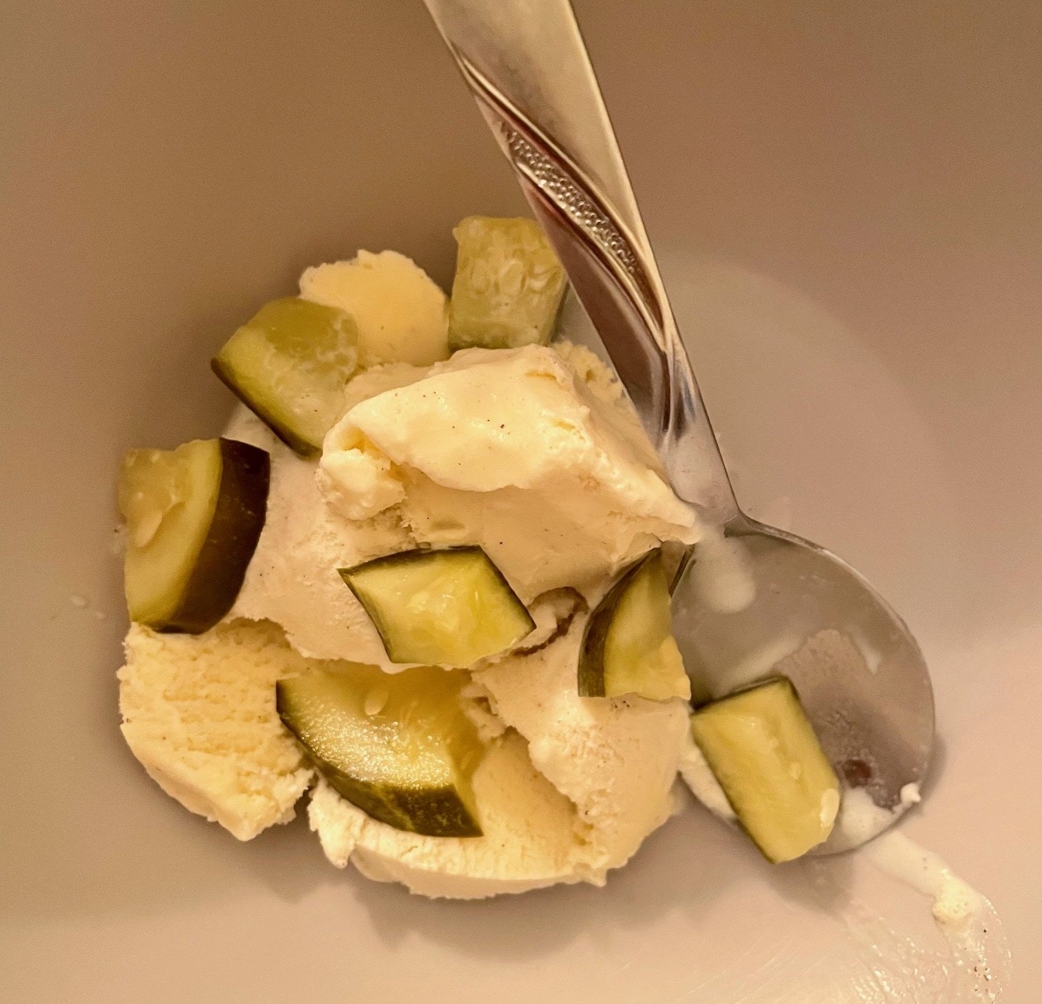 Ice cream and pickles