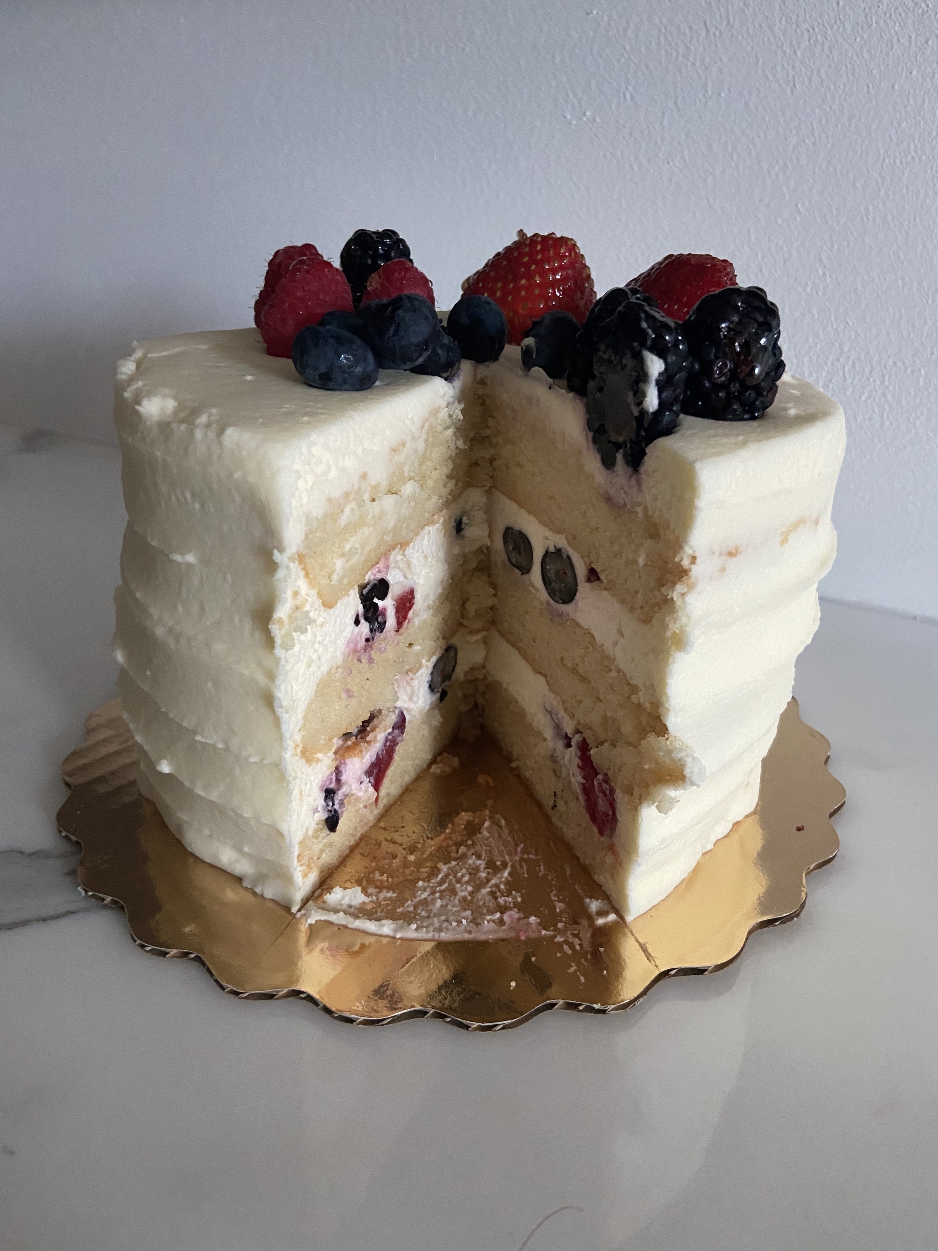 Chantilly Cake | A Farmgirl's Dabbles