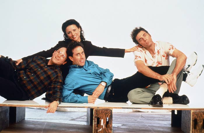 A photo of the Seinfeld cast