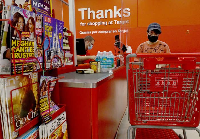 A Target cashier