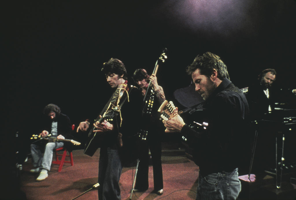 the Band performing