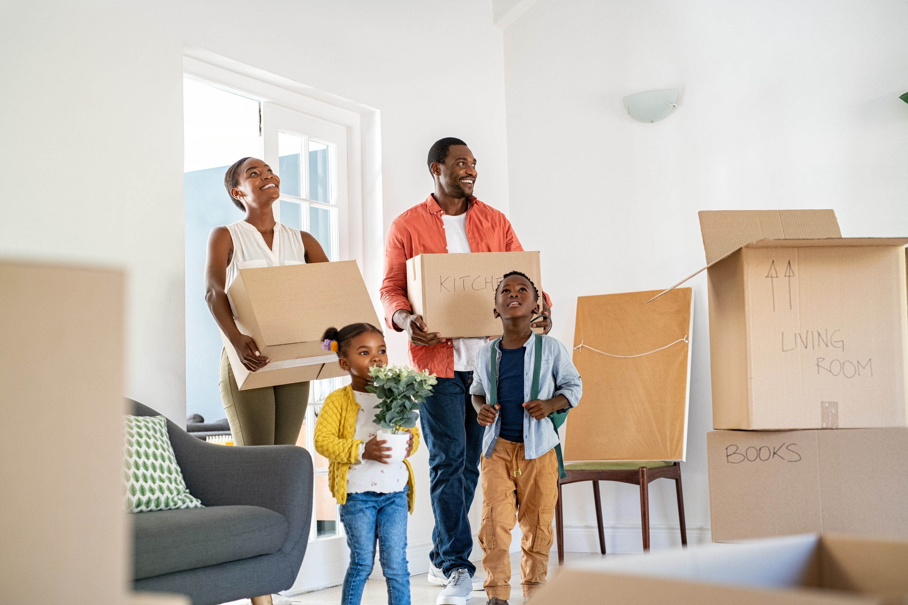 a family moving