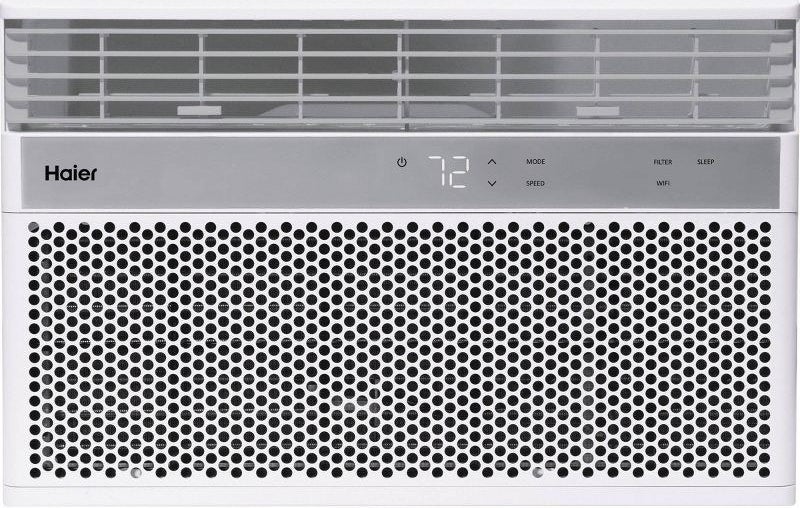 a white and gray wall A/C unit