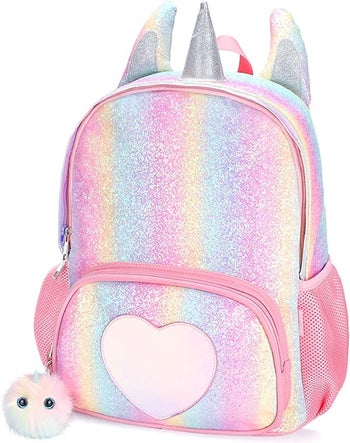 The unicorn glitter backpack