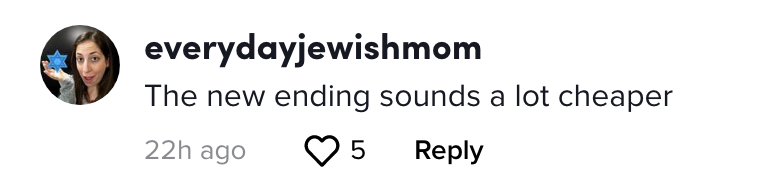 TikTok comment