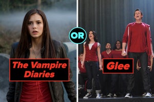 elena in the vampire diaries and the glee club in glee