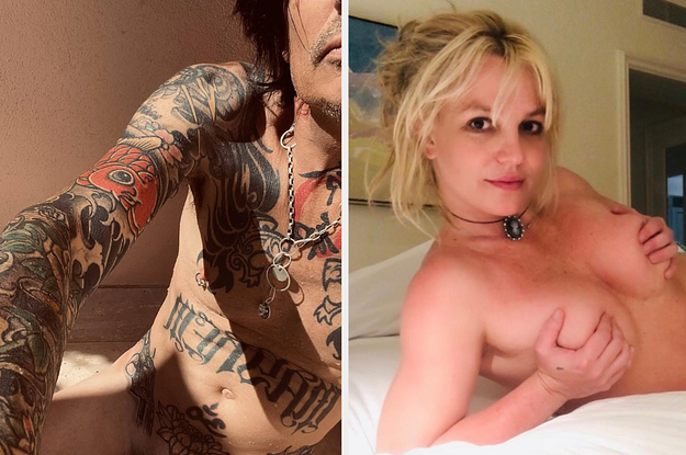Tommy Lees Nude Picture Compared With Britney Spearss Photos