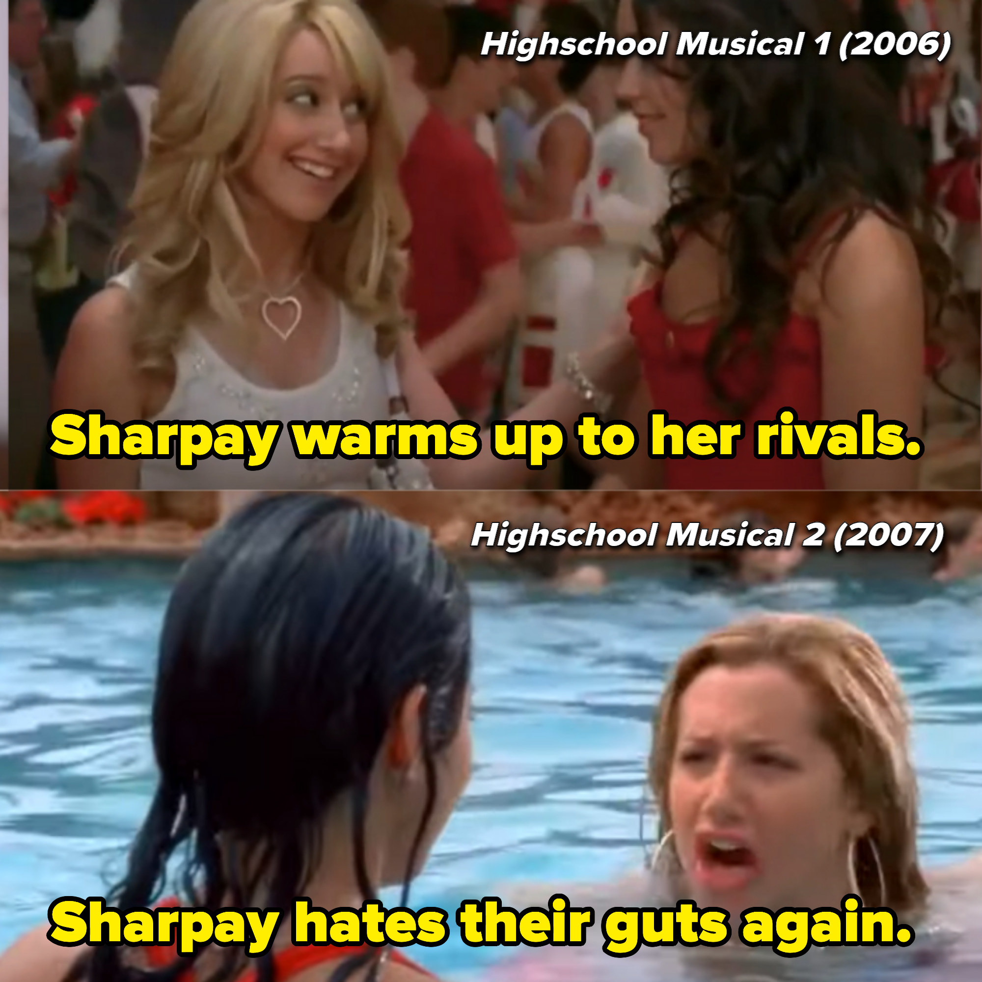 Screen shots from &quot;High School Musical&quot;