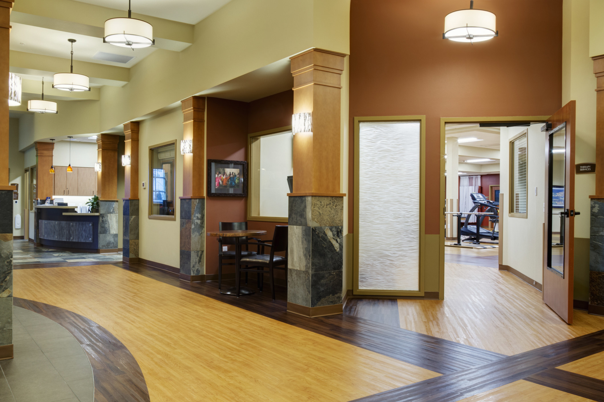 A hospital hallway