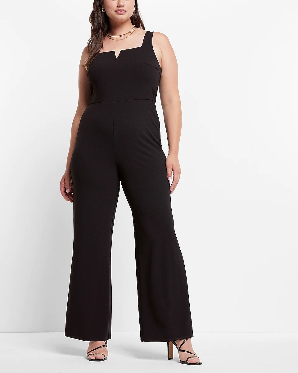 A model wearing the jumpsuit